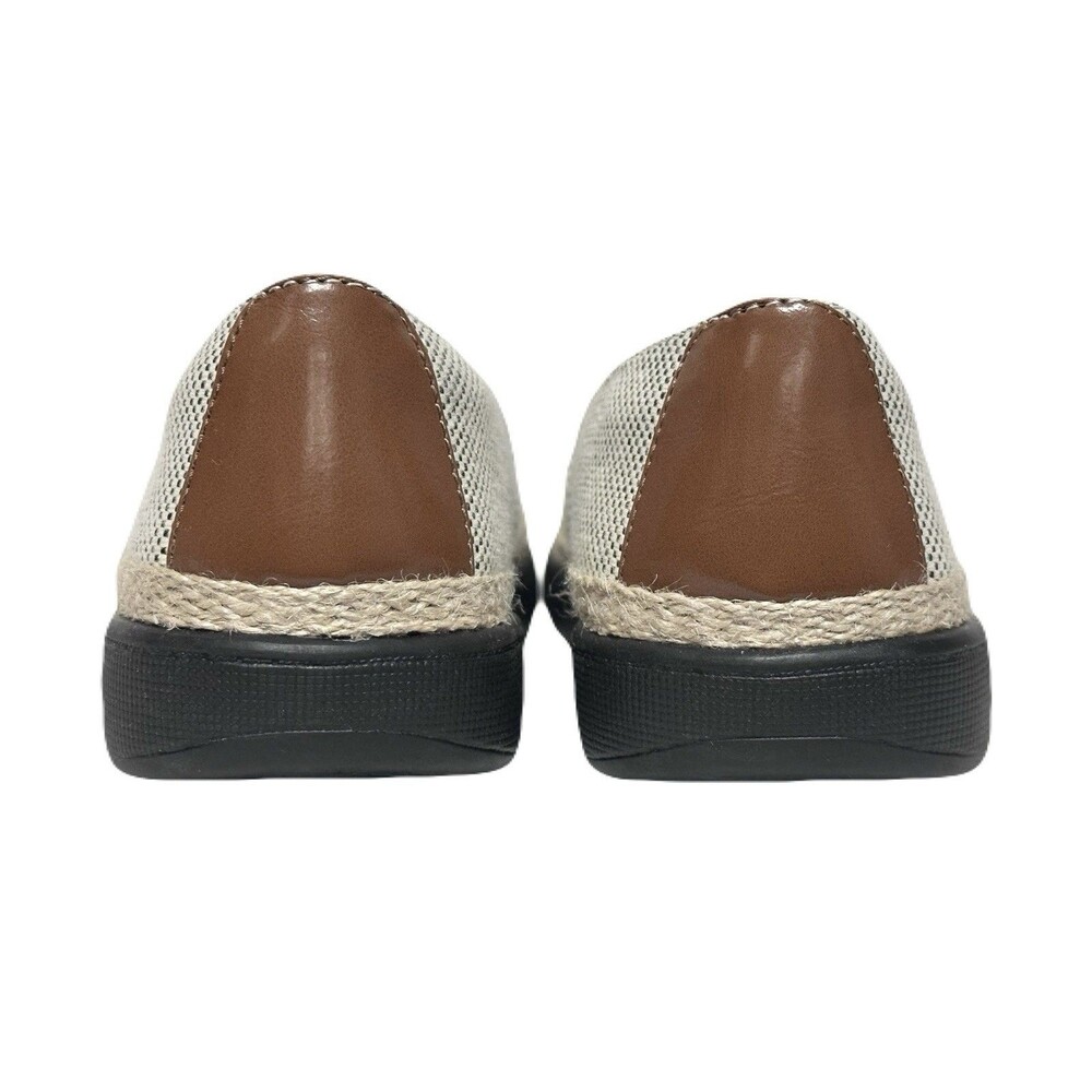 NEW Trotters Womens Size 7.5 WIDE Checkerboard Accent Espadrille Slip On Shoes - Picture 7 of 9